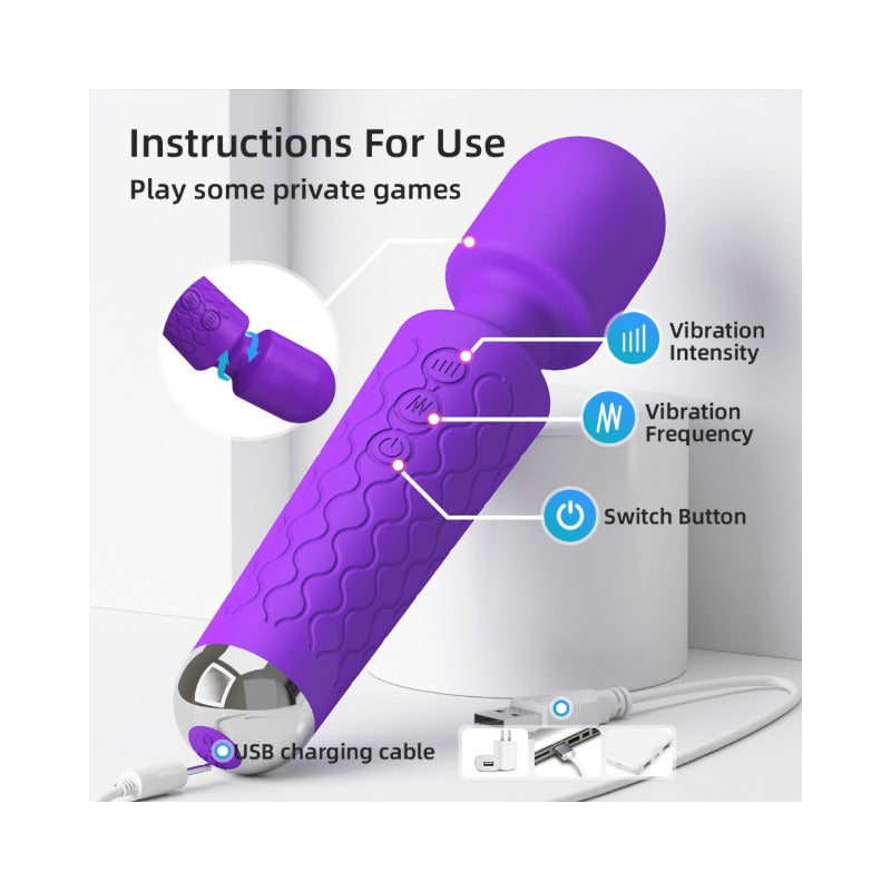 Powerful Knight Vibrator Vibrating Stick Adult Toys Climax Device for Women Quick Orgasm Adult Products