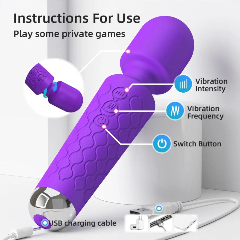 Powerful Knight Vibrator Vibrating Stick Adult Toys Climax Device for Women Quick Orgasm Adult Products