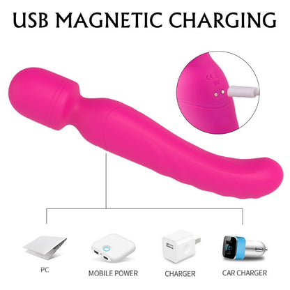 LuxeGlide Pro™ – Premium 360° Rotating Vibrator, IPX7 Waterproof, 9 Modes & Ultra-Soft Silicone