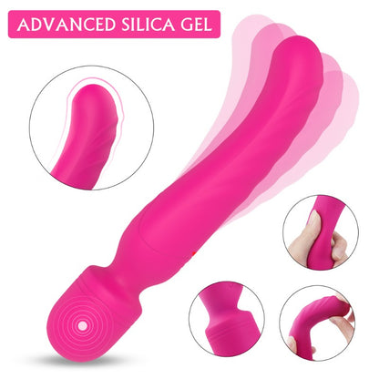 LuxeGlide Pro™ – Premium 360° Rotating Vibrator, IPX7 Waterproof, 9 Modes & Ultra-Soft Silicone