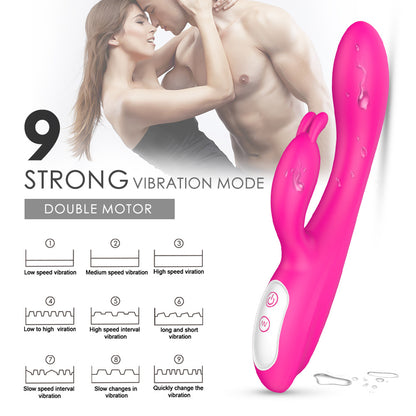 9 powerful modes Rabbit Vibrator with Advanced Heating Technology for Ultimate Sensual Experience and Long-Lasting Pleasure, Ideal for Intimate Moments and Personal Satisfaction