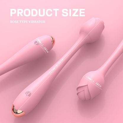 S-HANDE New Type Double End Rose Vibrator Sex toy for Couple