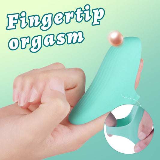 Mini finger jumping egg female masturbator strong shock sex products jumping egg yin emperor stimulation labor saving vibration finger cover