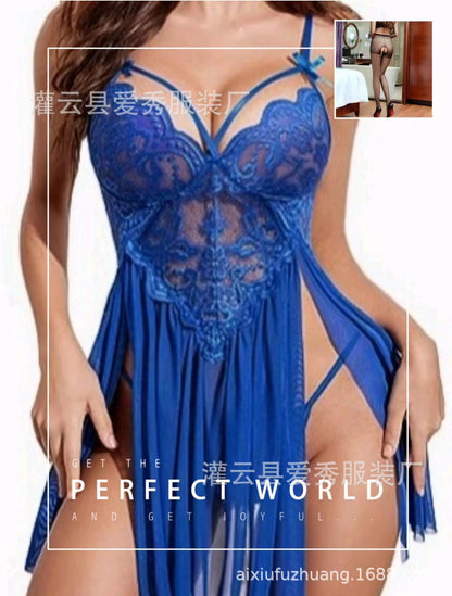 Babydoll Lingerie Womens Lace Bodysuit Teddy Chemise Sexy Nighty Mesh Sleepwear S-XXL