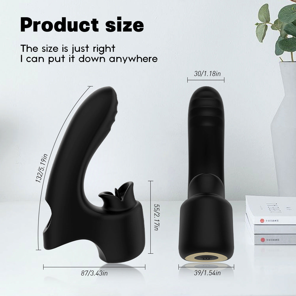 Finger jumping egg female masturbator strong shock sex products jumping egg yin emperor stimulation labor-saving vibration finger cover