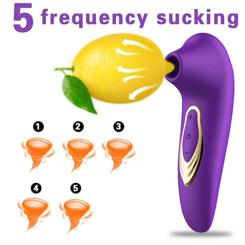 Silky-Smooth Suction Vibrator for Beginners, 5 Modes & IPX7 Waterproof Massager For Female Adult